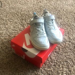 Nike Court Borough low 2 FP kids size 2, ice blue color